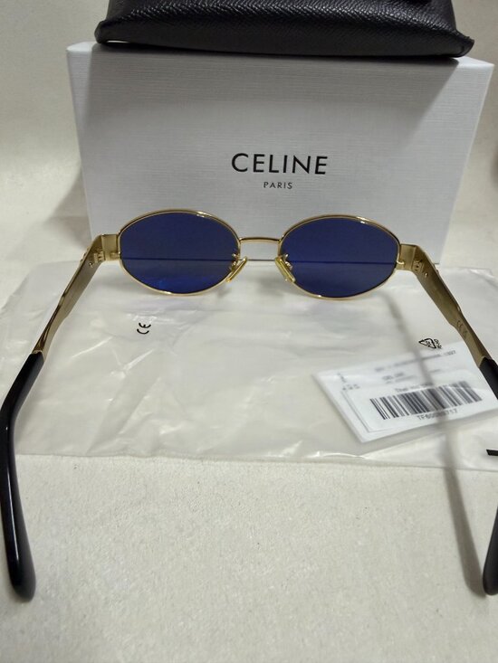 CELINE TRIOMPHE Sunglasses CL40235U 30N Gold Grey main image 4